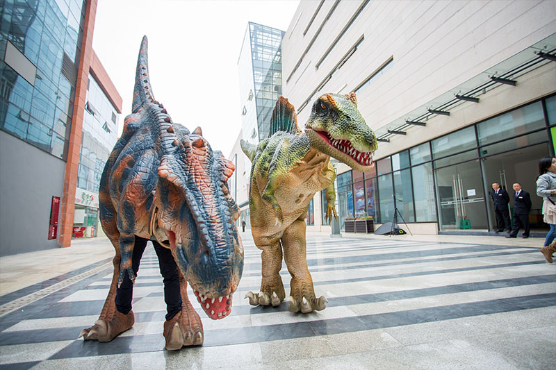  恐龙表演服，仿真恐龙皮套