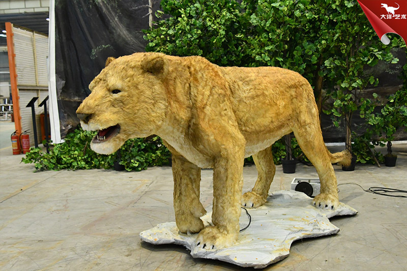 仿真洞狮，仿真动物厂家