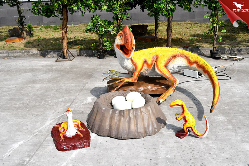 仿真窃蛋龙，仿真恐龙模型租售服务