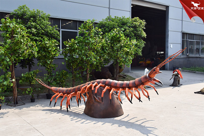 仿真蜈蚣，仿真虫豸模型，大型虫豸模型造作
