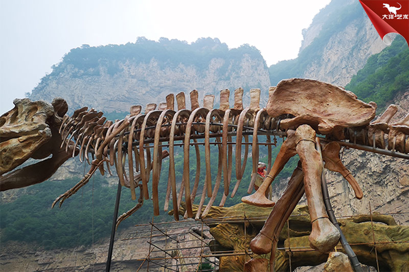 恐龙化石骨架，霸王龙化石骨架