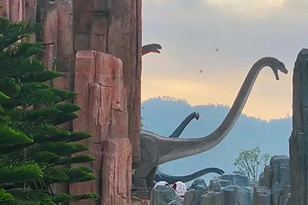 江西铜仁会仙谷恐龙主题公园