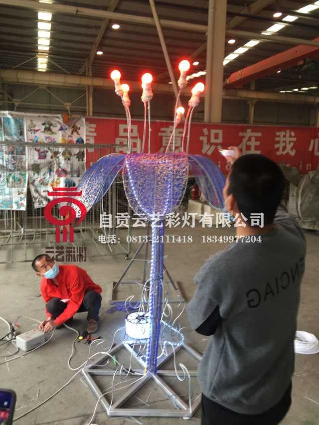 彩灯光雕树造作4