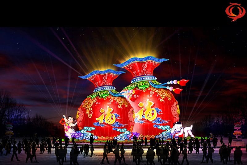 《?新春福袋》春节彩灯设计图