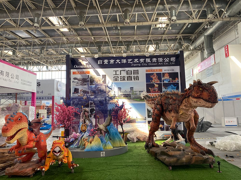 自贡大润发贵宾厅 参与北京游乐设备展